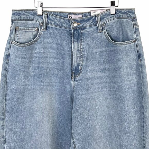 SO Goods For Life High Rise Balloon Jeans Size 17 Light Blue Denim NWT - Picture 7 of 14